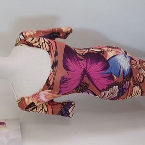 New Forever 21  Form fitting midi dress